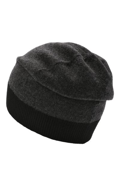 Кашемировая шапка IL BORGO CASHMERE темно-серого цвета по цене 17350 руб., арт. 57-729G0, фото 2 Кашемировая шапка IL BORGO CASHMERE, арт. 57-729G0, фото 2