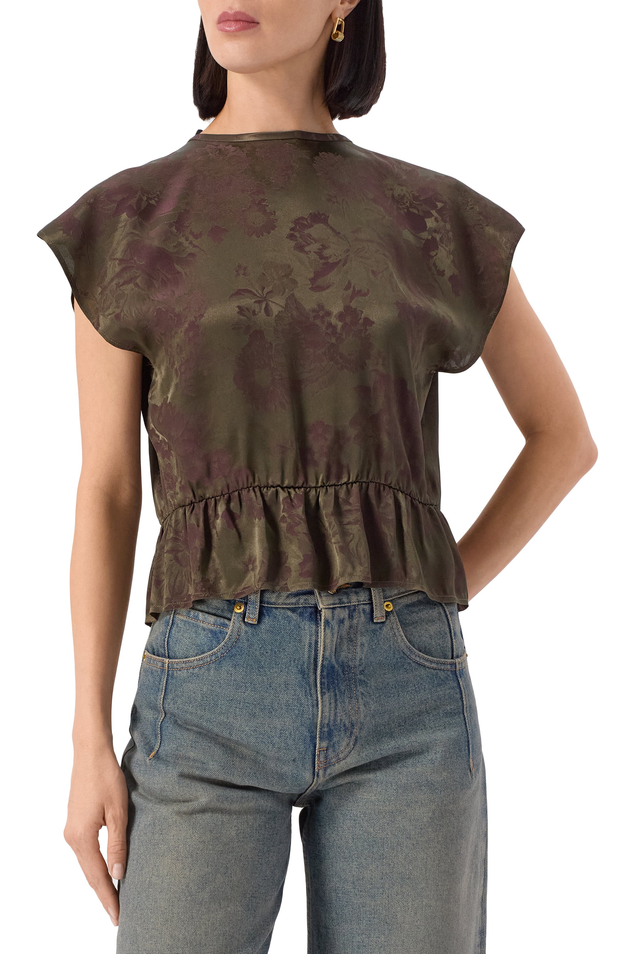 Комбинированный топ MM6, арт. S52NF0017/MTN082, фото 3