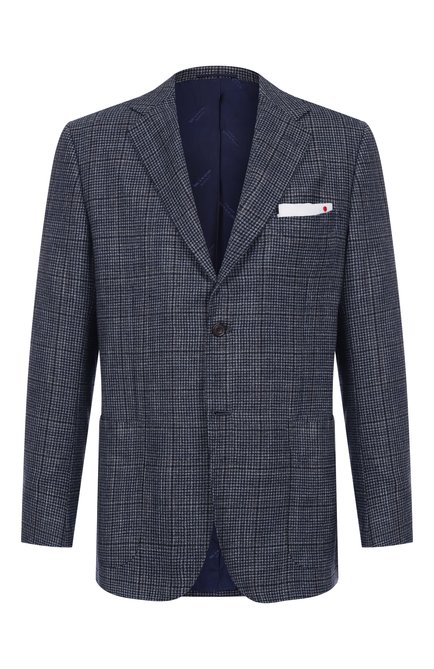 Мужской пиджак из шерсти и кашемира KITON, арт. UG81K01T91