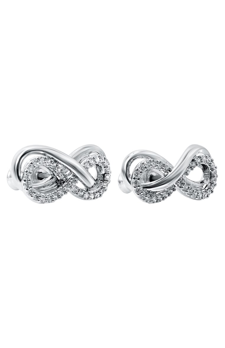 Женские серьги hyperbola SWAROVSKI серебряного цвета, арт. 5687269 | Фото 3 (Нос: Не проставлено; Материал: Металл, Кристаллы)