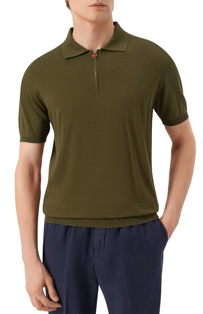 Хлопковое поло KITON, арт. UMKX33ZK319, фото 3