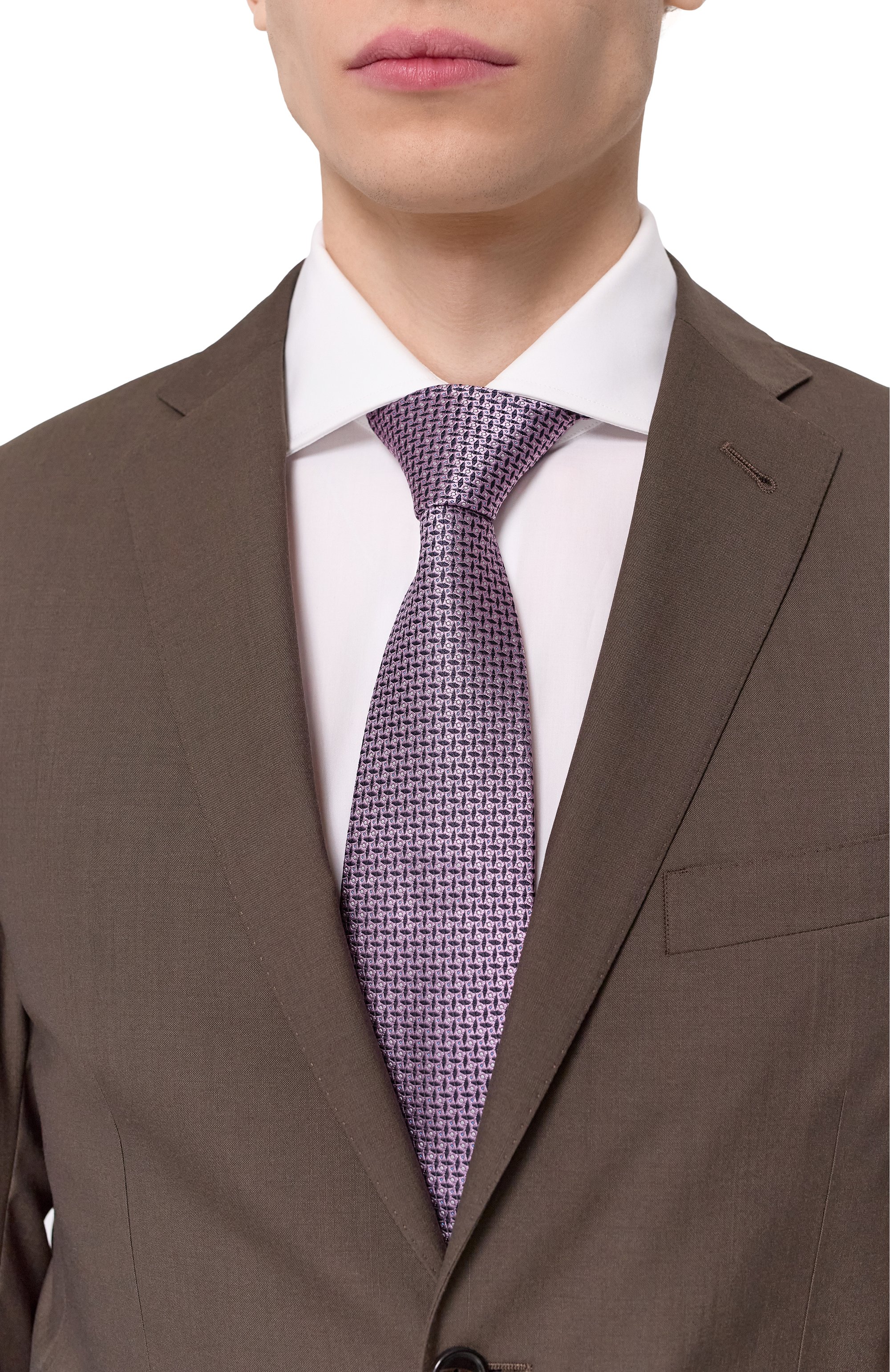 Шелковый галстук CANALI, арт. 18/HJ04237, фото 2