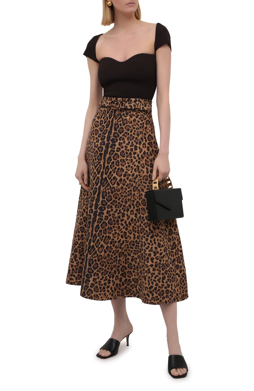 Юбка из шерсти и шелка VALENTINO, арт. WB3RA8306NA, фото 2