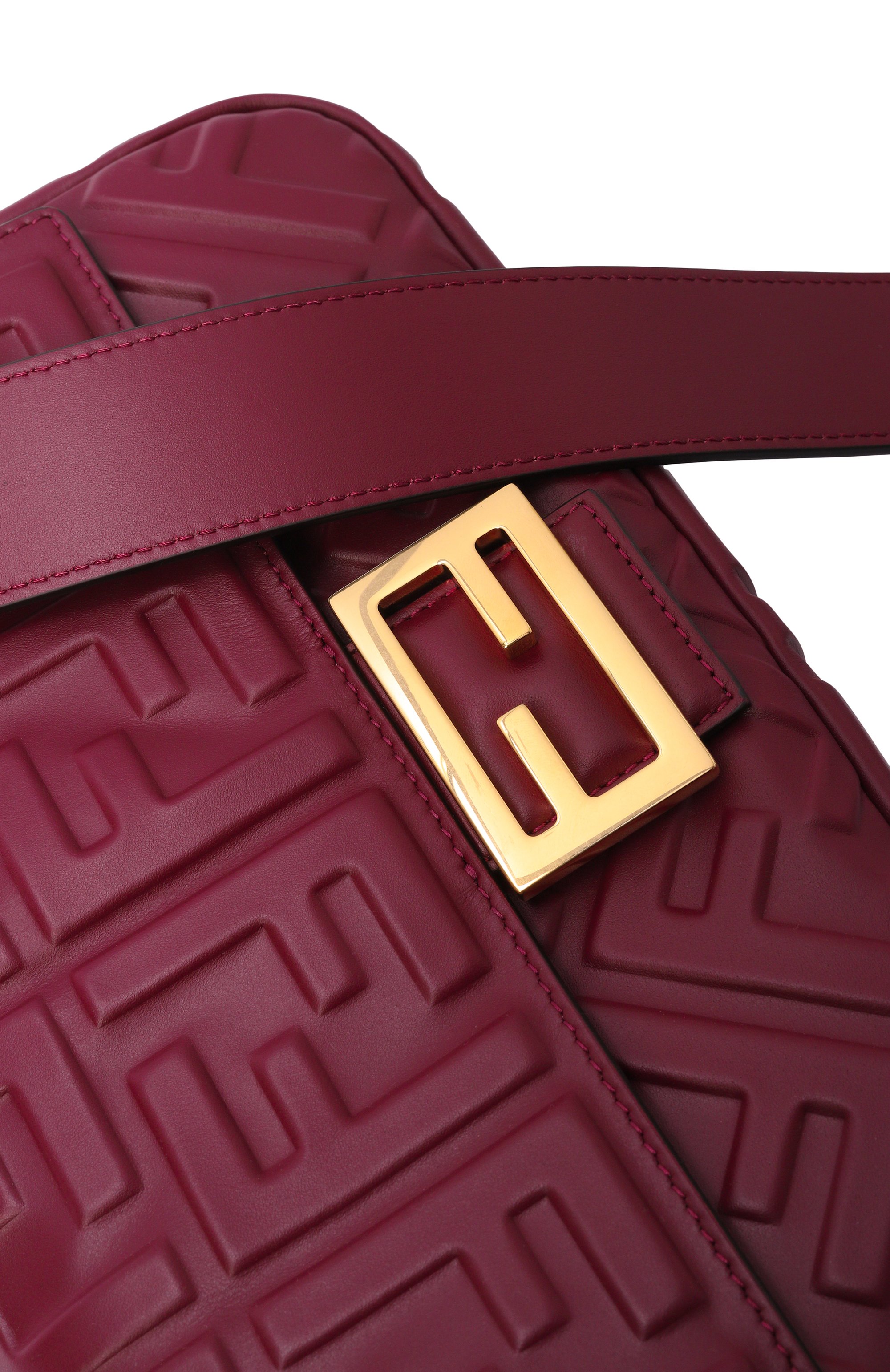 Сумка baguette medium FENDI бордового цвета по цене 482000 руб., арт. 8BR600/AT57, фото 6 Сумка baguette medium FENDI, арт. 8BR600/AT57, фото 6