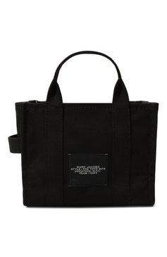 Женская сумка the tote bag small MARC JACOBS (THE) черного цвета, арт. M0016493 | Фото 6 (Материал: Текстиль; Сумки-технические: Сумки-шопперы; Ремень/цепочка: На ремешке; Материал сплава: Проставлено; Драгоценные камни: Проставлено; Размер: small)