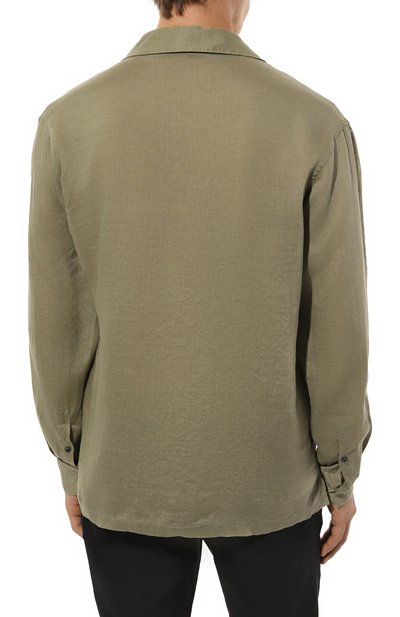 Льняная рубашка GIORGIO ARMANI, арт. GM000316/AF11848, фото 4