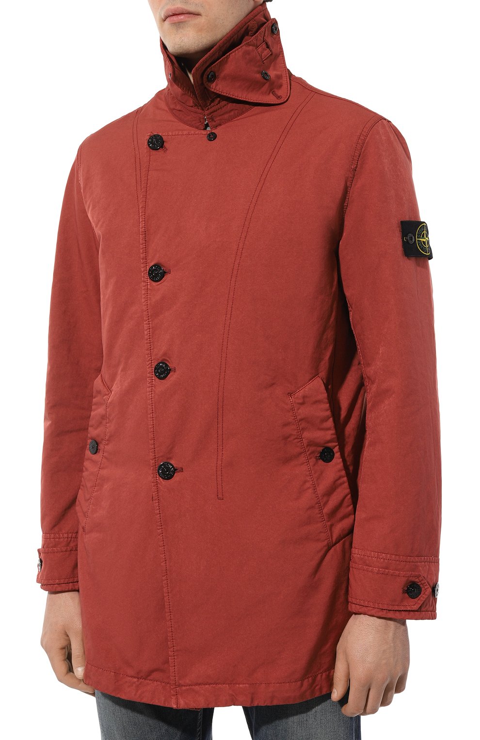 Утепленный плащ STONE ISLAND красного цвета по цене 167000 руб., арт. 751542149, фото 6 Утепленный плащ STONE ISLAND, арт. 751542149, фото 6