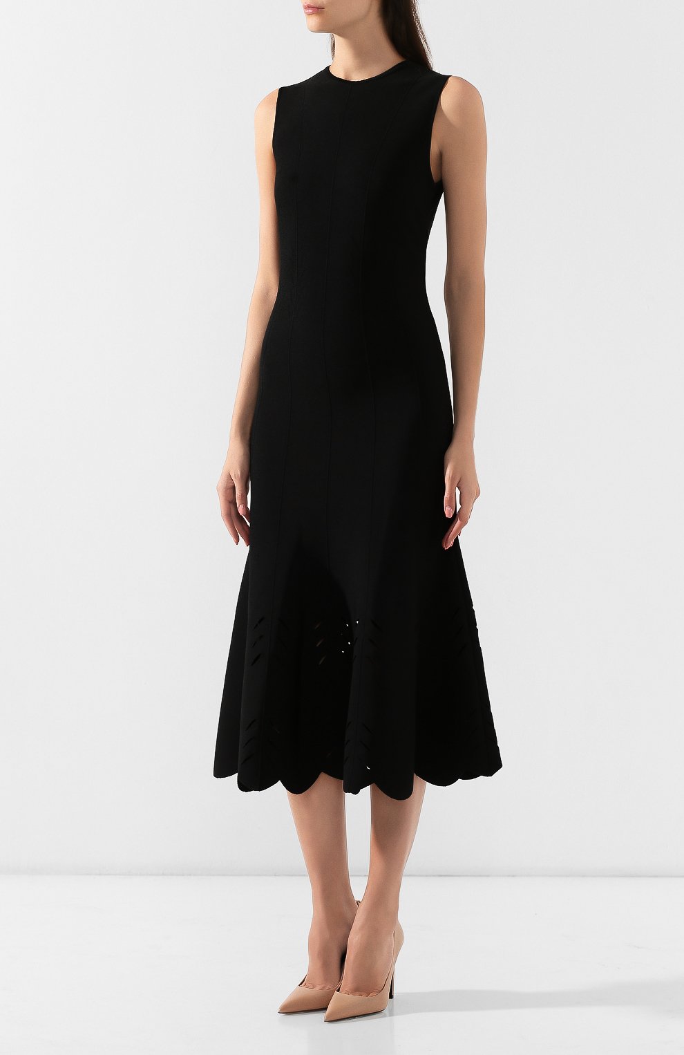 Платье ALEXANDER MCQUEEN черного цвета по цене 192000 руб., арт. 585226/Q1AE6, фото 3 Платье ALEXANDER MCQUEEN, арт. 585226/Q1AE6, фото 3