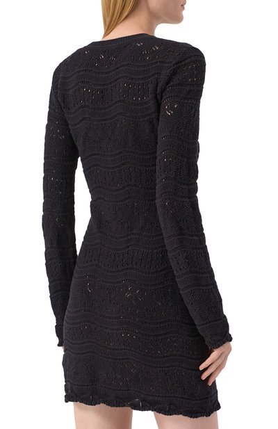 Хлопковое платье MC2 SAINT BARTH черного цвета по цене 27250 руб., арт. STBW IMANY/00057H, фото 4 Хлопковое платье MC2 SAINT BARTH, арт. STBW IMANY/00057H, фото 4