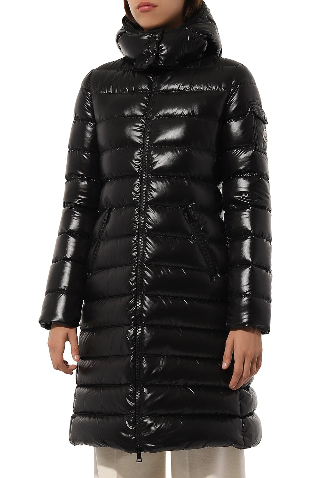 Пуховик moka MONCLER черного цвета по цене 160000 руб., арт. 1C513-00-68950, фото 3 Пуховик moka MONCLER, арт. 1C513-00-68950, фото 3