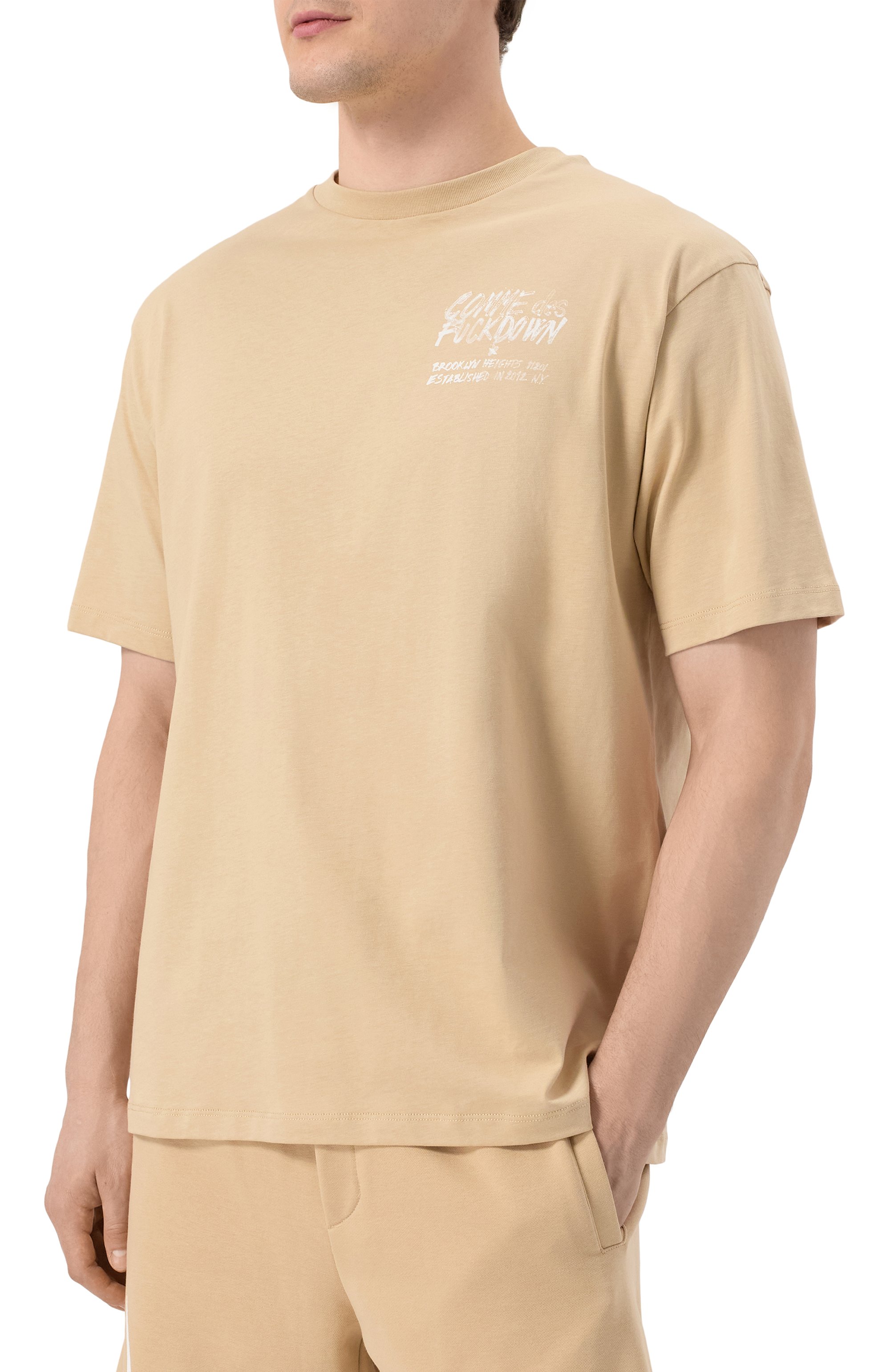 Хлопковая футболка COMME DES FUCKDOWN, арт. CFABM01522, фото 3