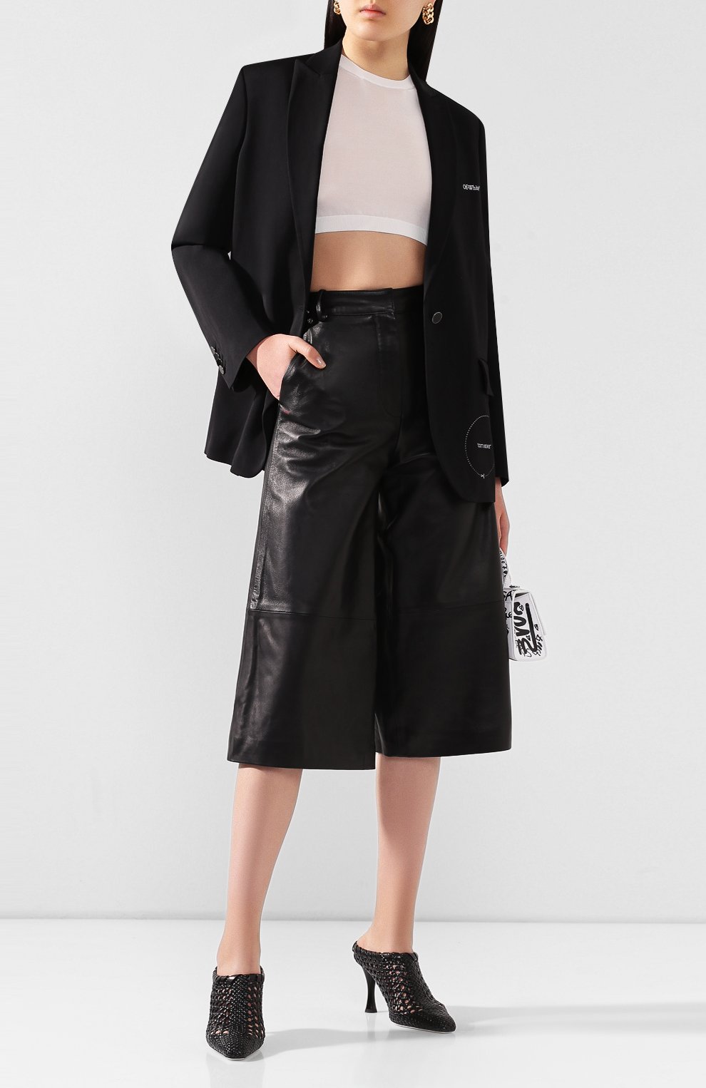 Двубортный жакет OFF-WHITE, арт. 0WEF032S20FAB0051000, фото 2