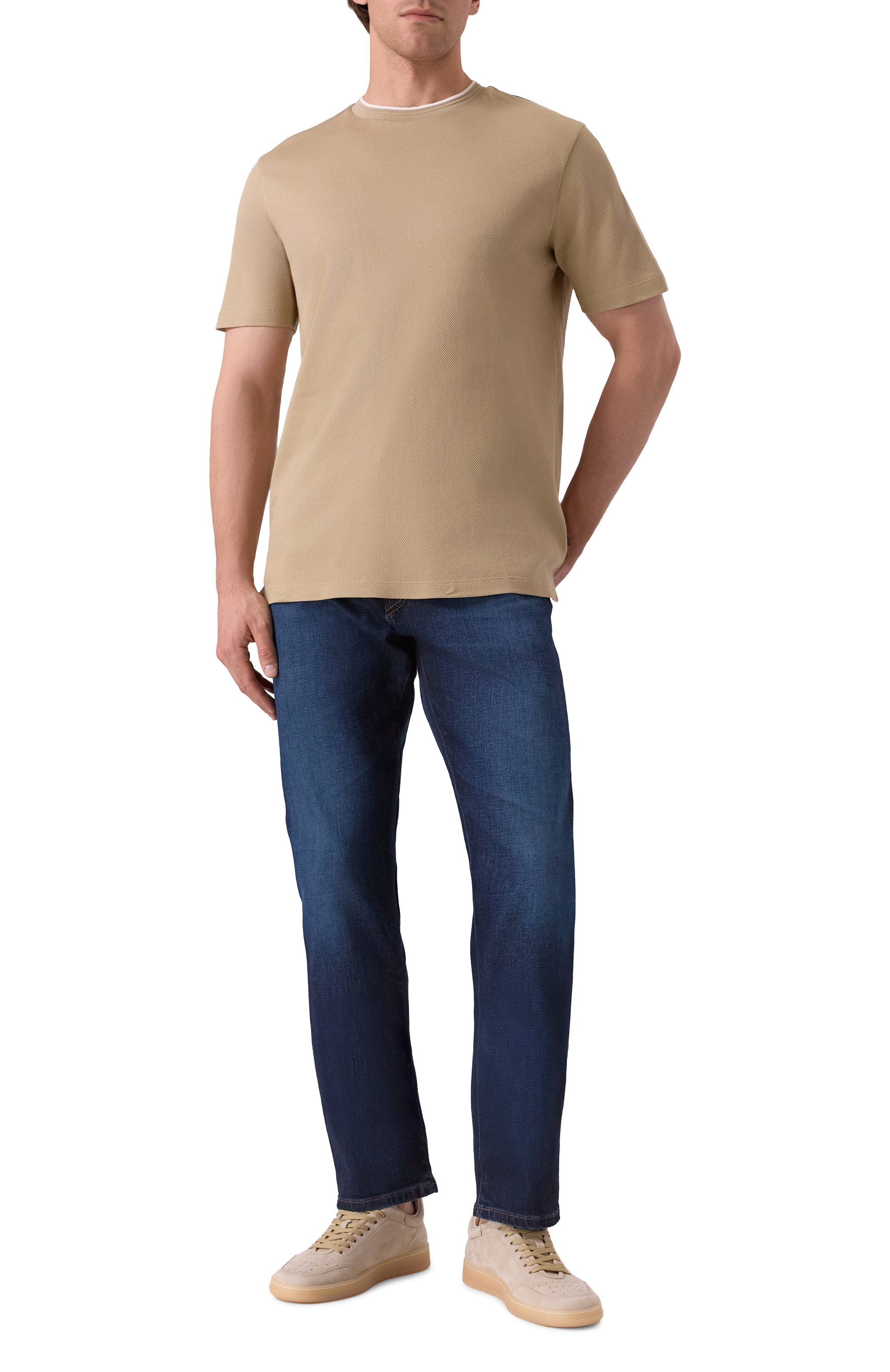 Хлопковая футболка BOSS, арт. 50524998, фото 2