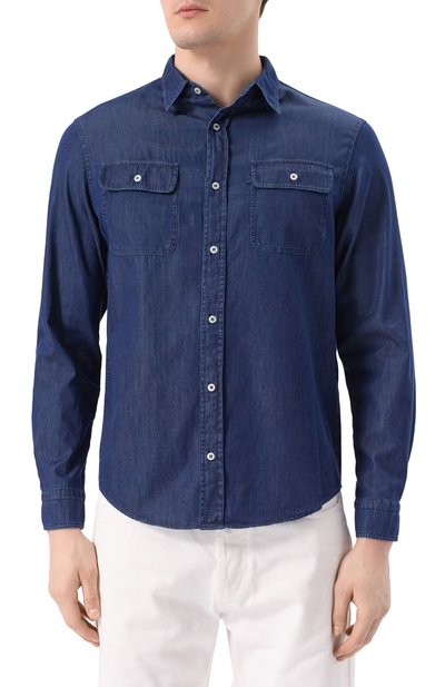 Джинсовая рубашка PAUL&SHARK, арт. 25413236, фото 3