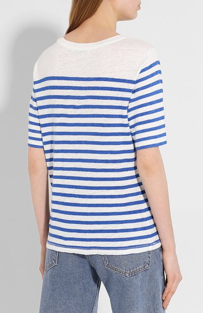 Льняная футболка ACNE STUDIOS, арт. AL0011/W, фото 4