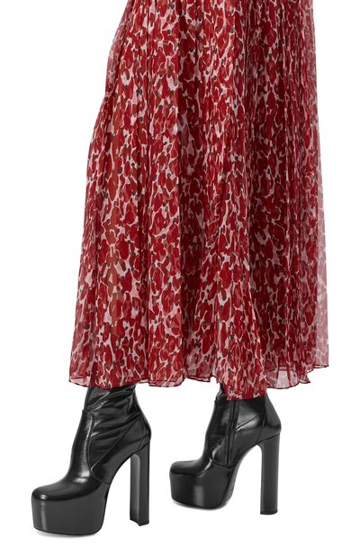 Женские кожаные ботильоны ornella SAINT LAURENT, арт. 840665/AAEHF