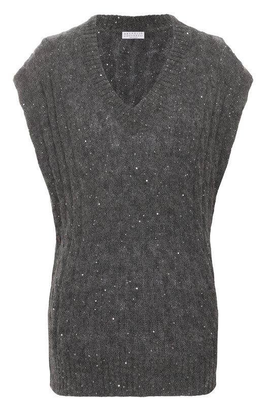 Жилет Brunello Cucinelli MPG731312P Серый MPG731312P