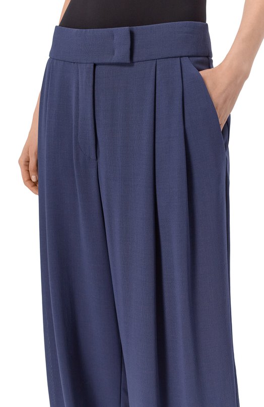 Шерстяные брюки Giorgio Armani GW001968/TE17230 Синий  GW001968/TE17230 Фото 5