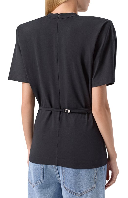 Хлопковый топ Pinko 105217/A2M2 Чёрный  105217/A2M2 Фото 4
