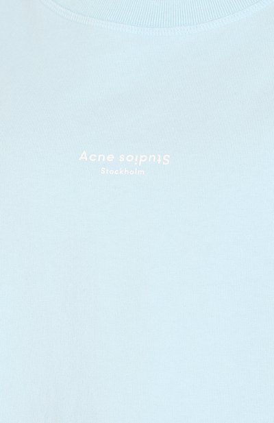 Хлопковая футболка ACNE STUDIOS, арт. AL0135, фото 5