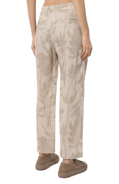 Льняные брюки BRUNELLO CUCINELLI, арт. MB650P8597, фото 4