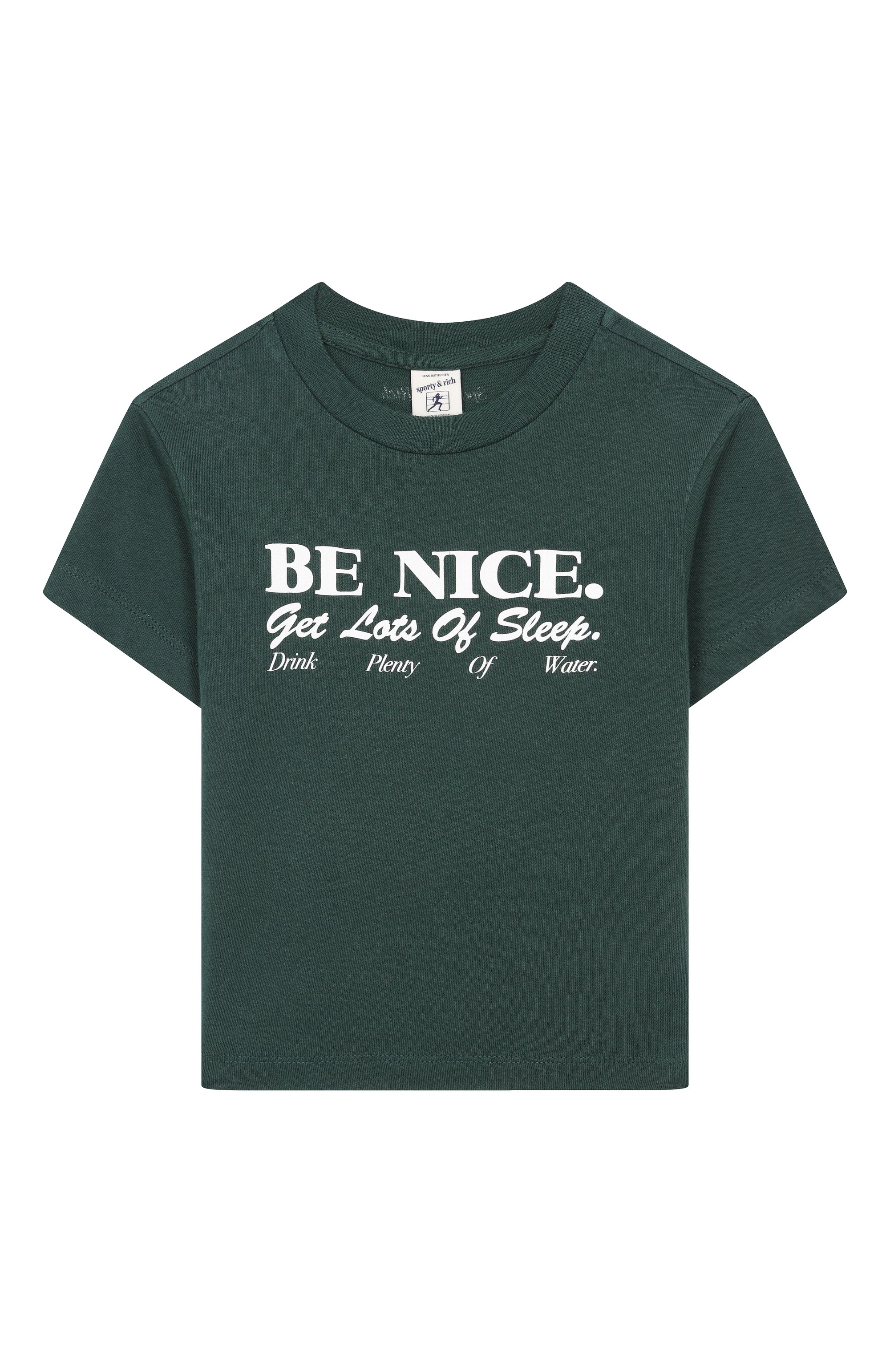 Хлопковая футболка SPORTY AND RICH, арт. T004861003GR10, фото 1