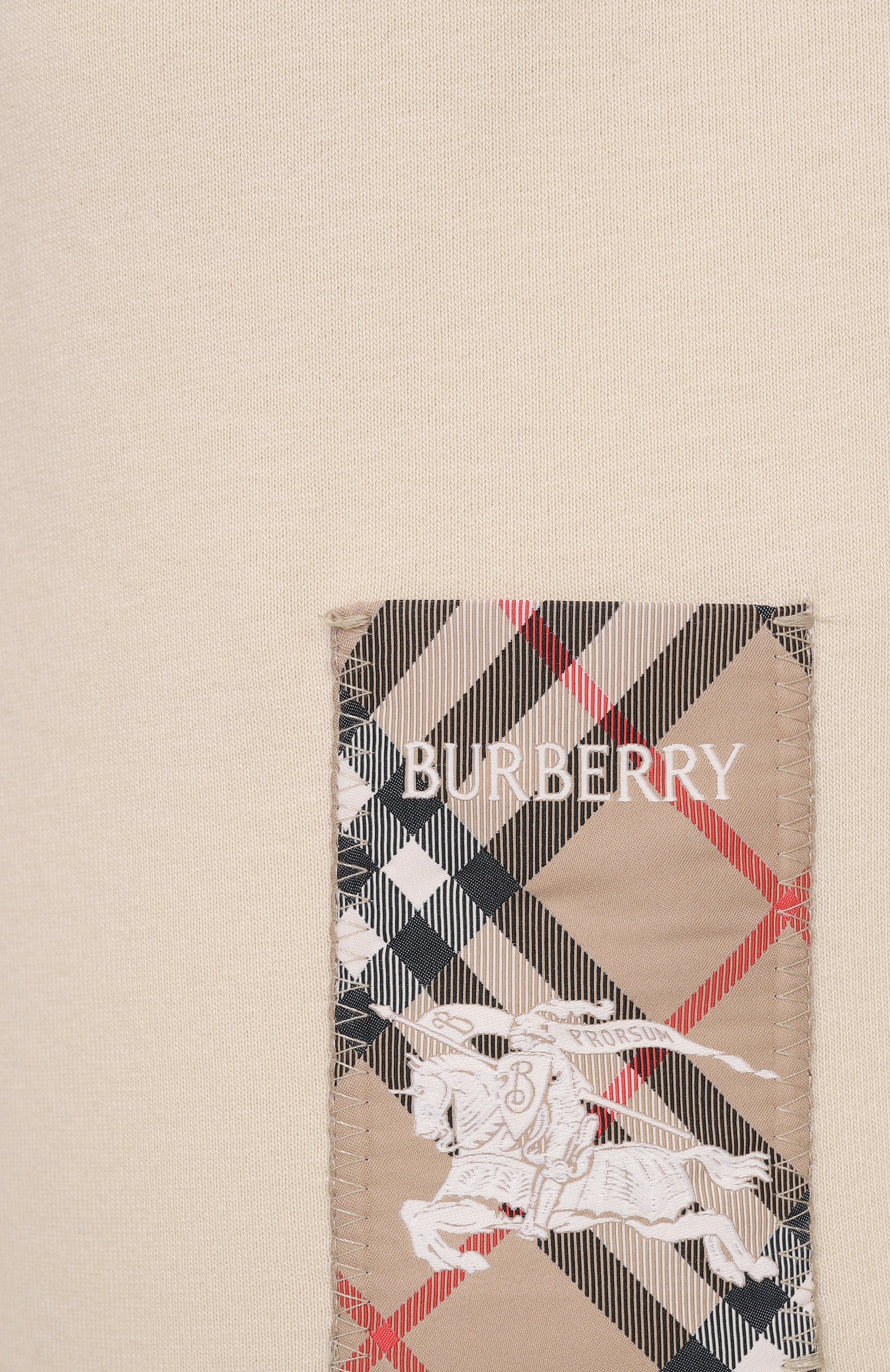 Хлопковая футболка BURBERRY, арт. 8103508, фото 6