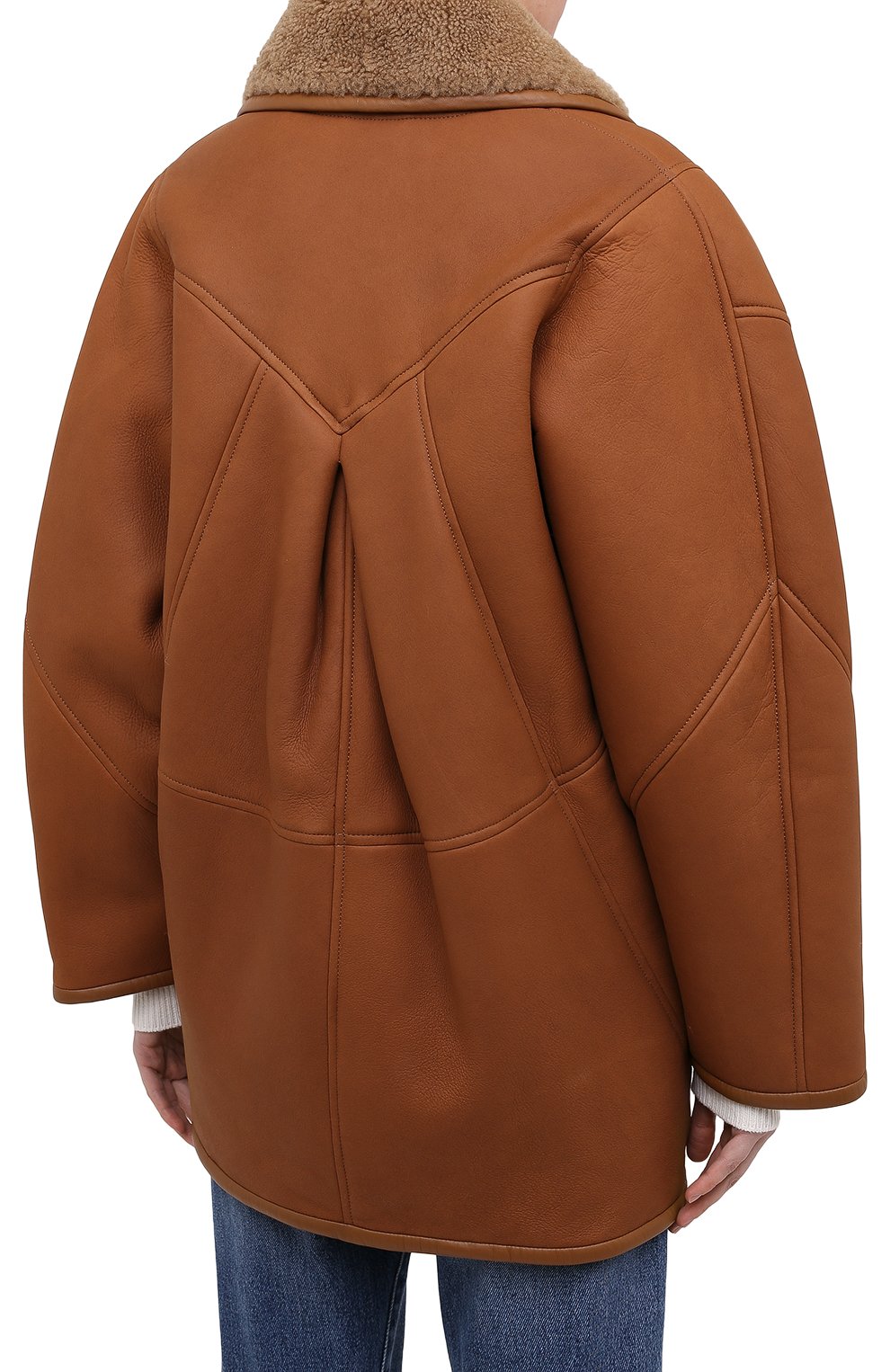 Дубленка ISABEL MARANT коричневого цвета по цене 416500 руб., арт. MA0685-20A001I/AUDRINA, фото 4 Дубленка ISABEL MARANT, арт. MA0685-20A001I/AUDRINA, фото 4