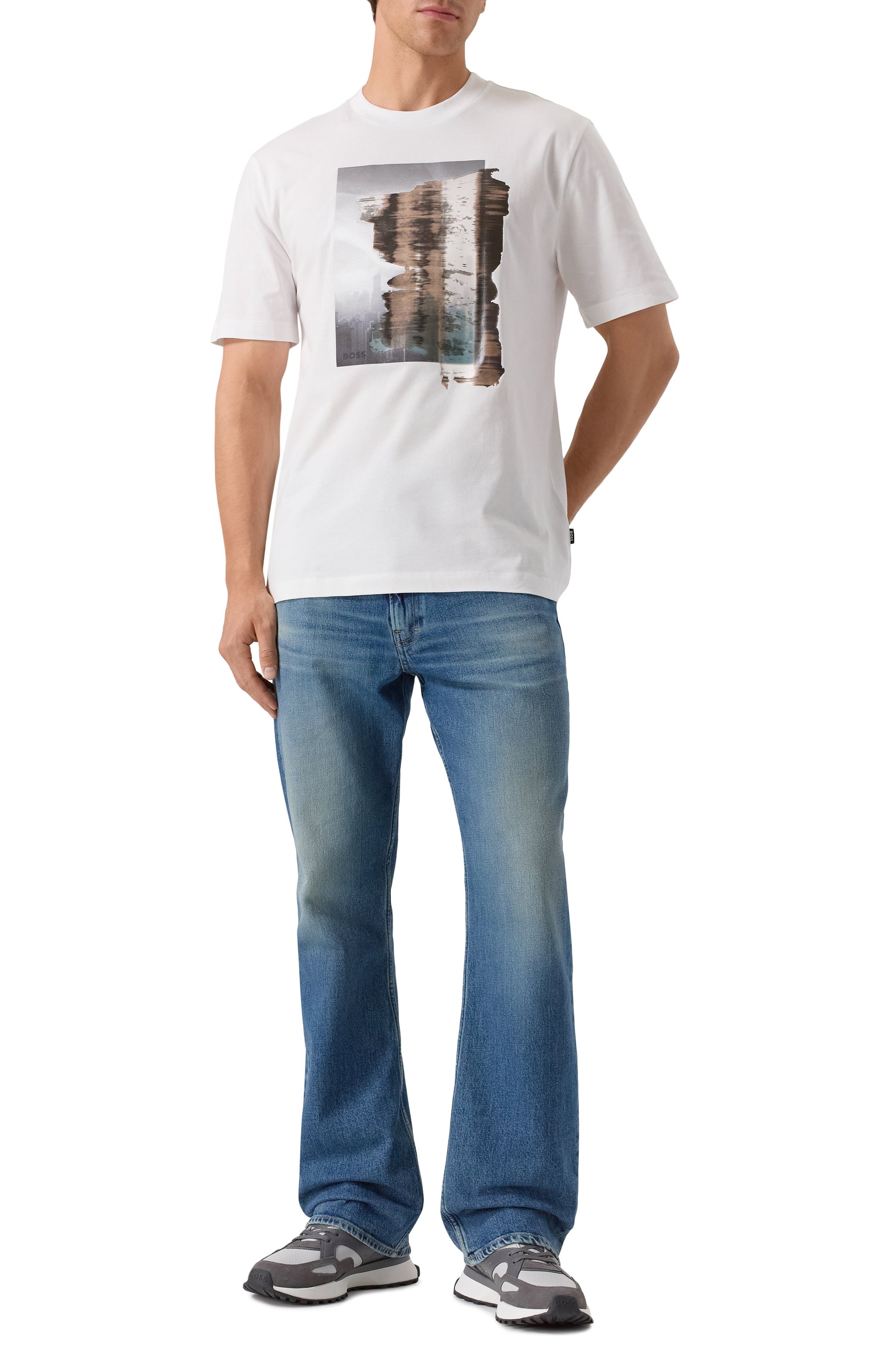 Кожаные кроссовки jonah BOSS, арт. 50548782, фото 2