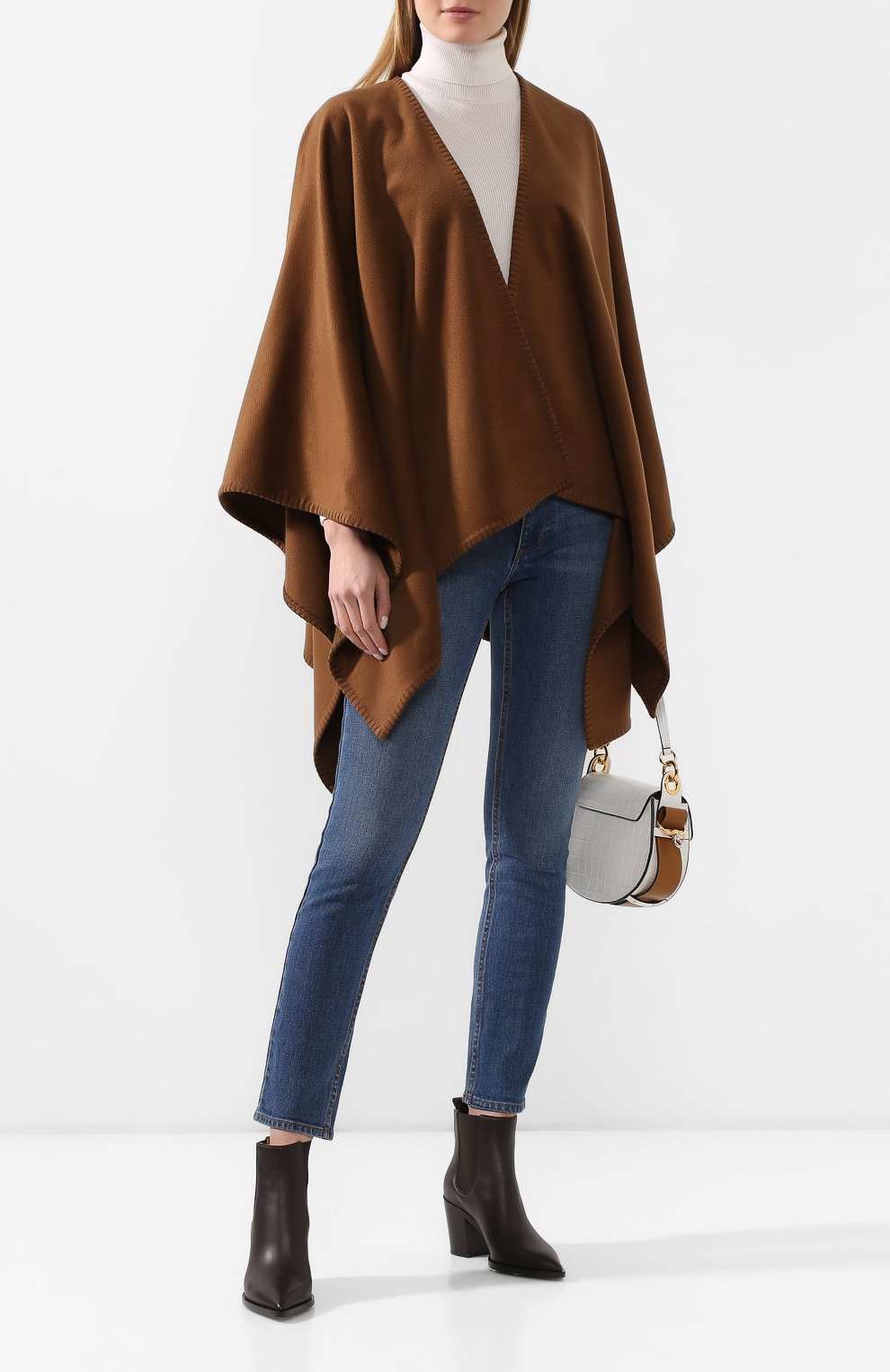 Кашемировая накидка BURBERRY, арт. 8022748, фото 2