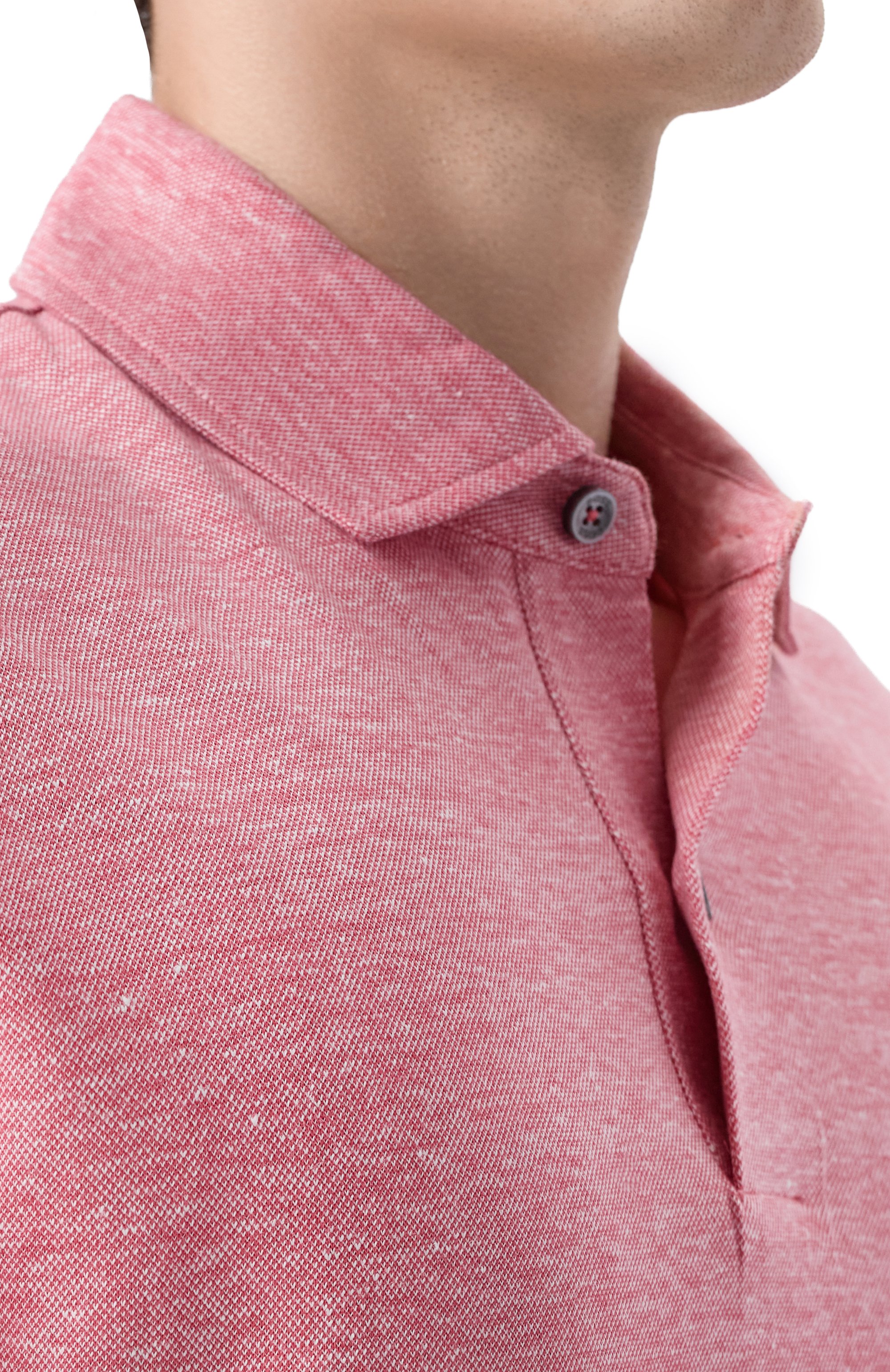 Поло изо льна и хлопка BOSS, арт. 50559147, фото 5