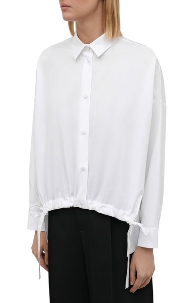 Хлопковая блузка EMPORIO ARMANI, арт. 6K2C67/2N8YZ, фото 3
