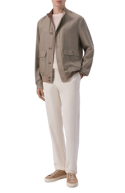Брюки из лиоцелла и хлопка KITON, арт. UFPP79K0106L, фото 2