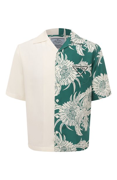 Шелковая рубашка PRADA, арт. UCS406-1ZW1-F0363-212, фото 1