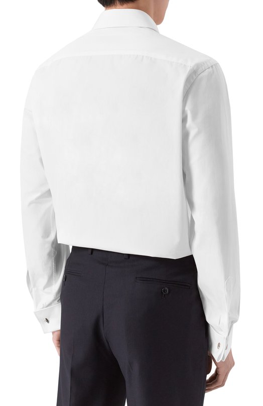Хлопковая сорочка Canali CCL7018/GA60130_ Белый  CCL7018/GA60130_ Фото 4