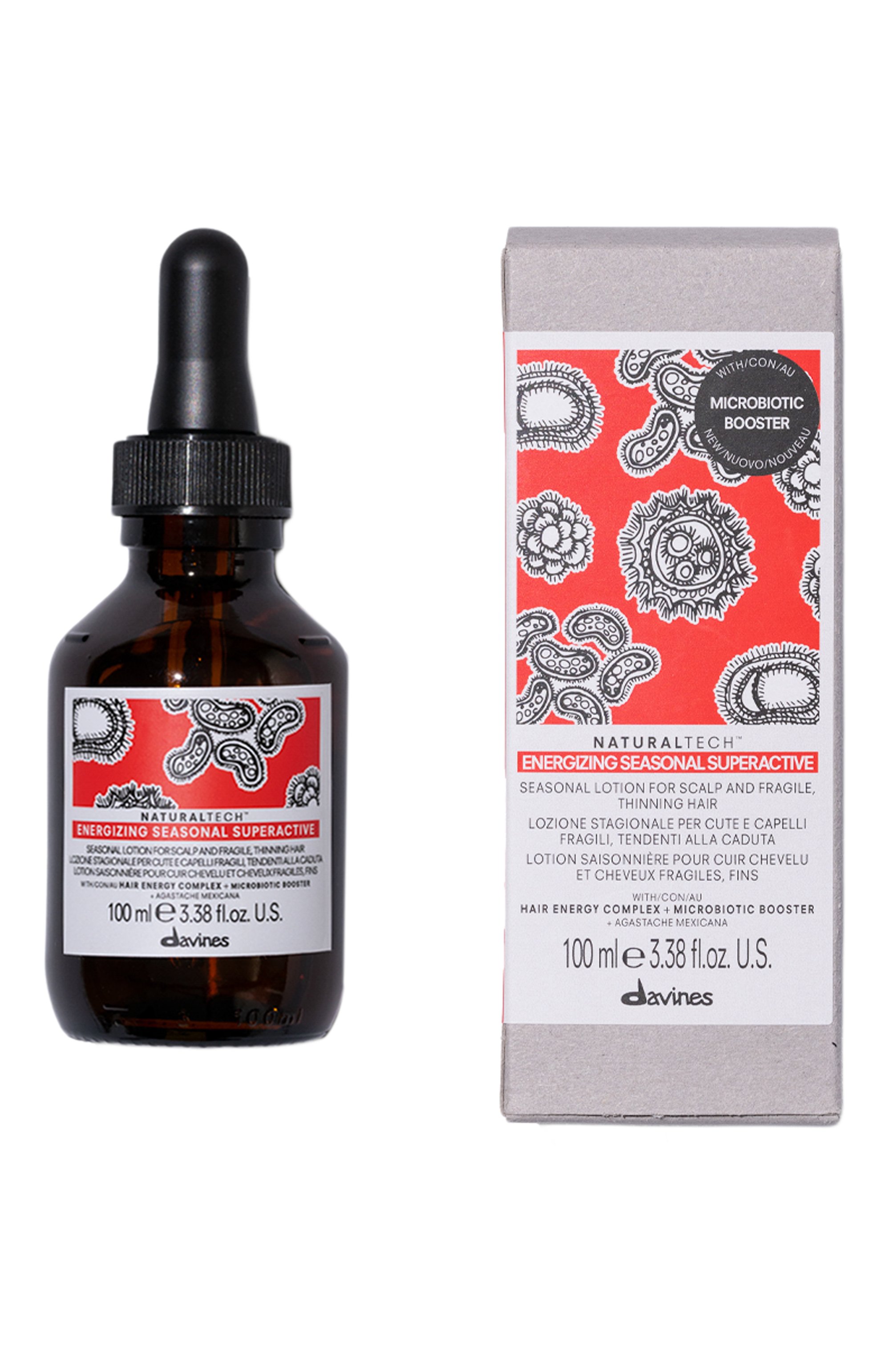 Энергетический сезонный суперактивный лосьон energizing (100ml) DAVINES, арт. 71334, фото 1