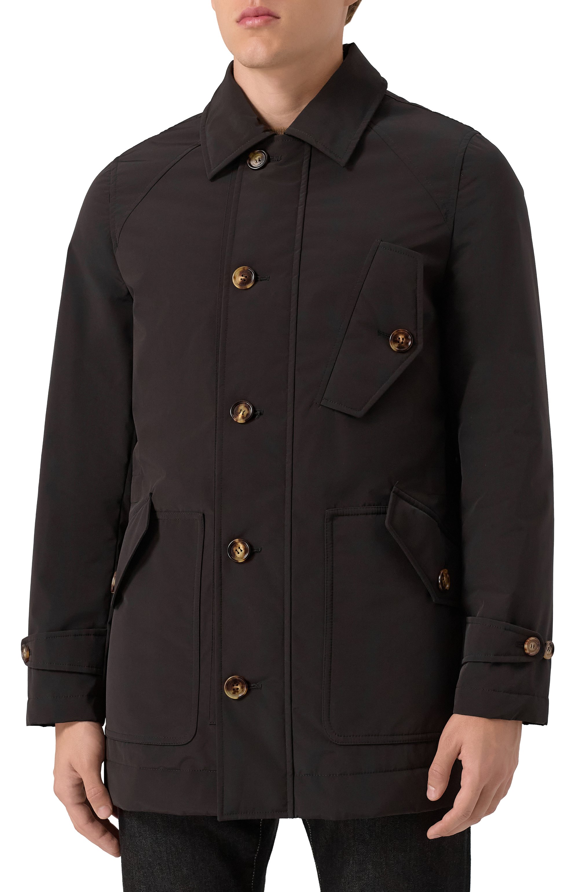 Утепленный плащ BRUNELLO CUCINELLI, арт. MM4796375, фото 3