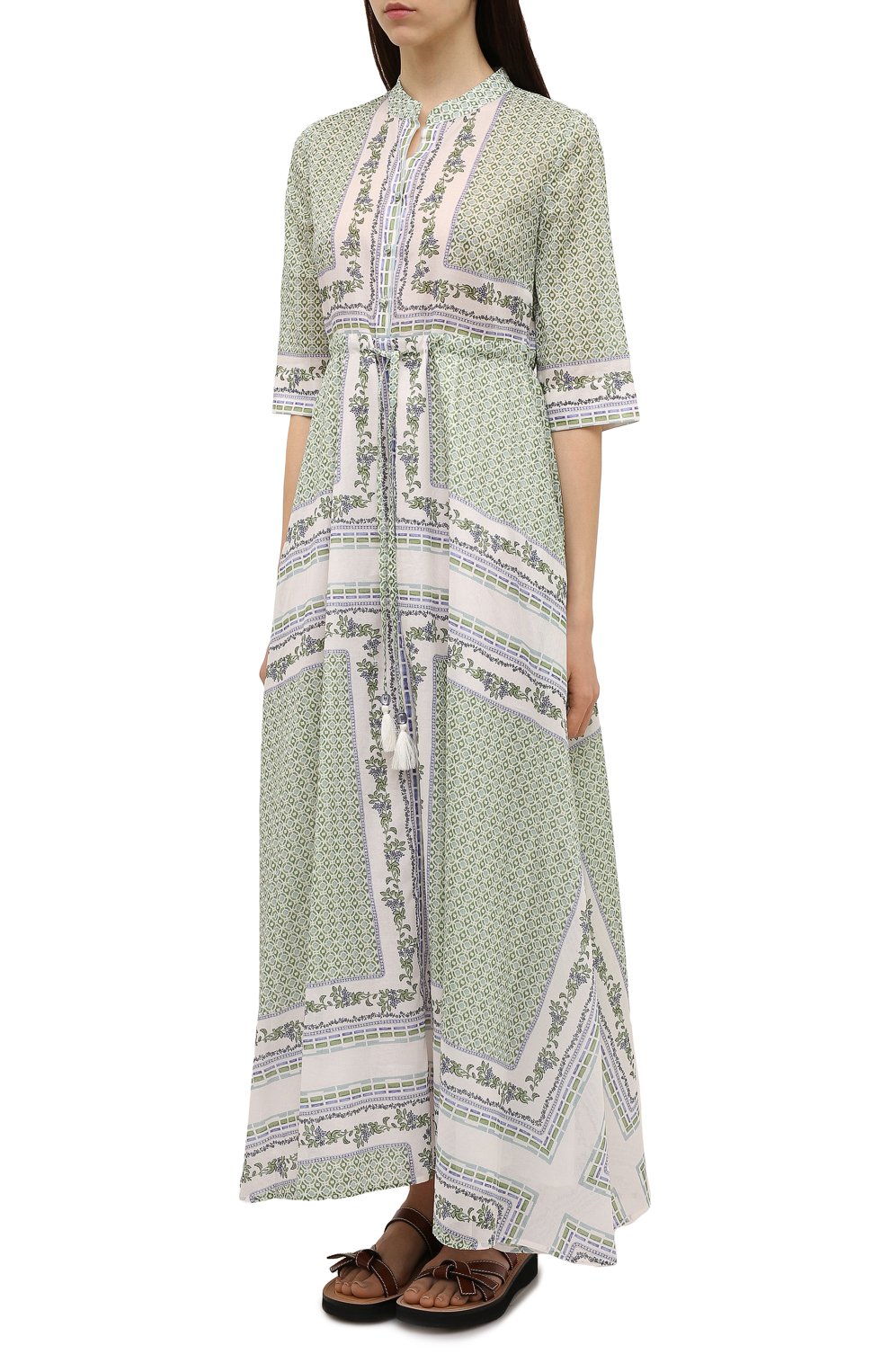 Хлопковое платье TORY BURCH, арт. 83310, фото 3