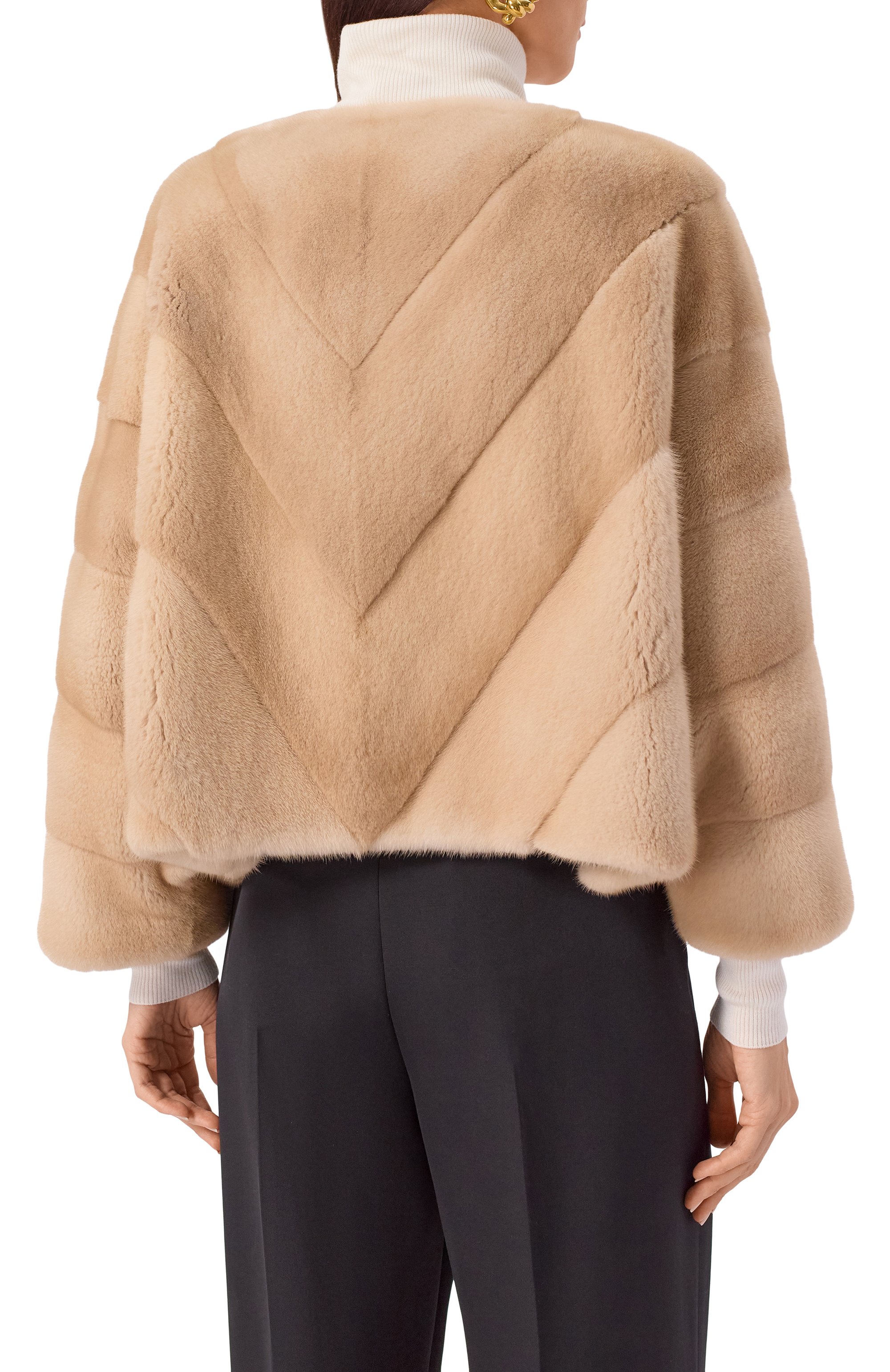 Пелерина из норки VICTORIA KUSENKOVA, арт. 551800011682, фото 4