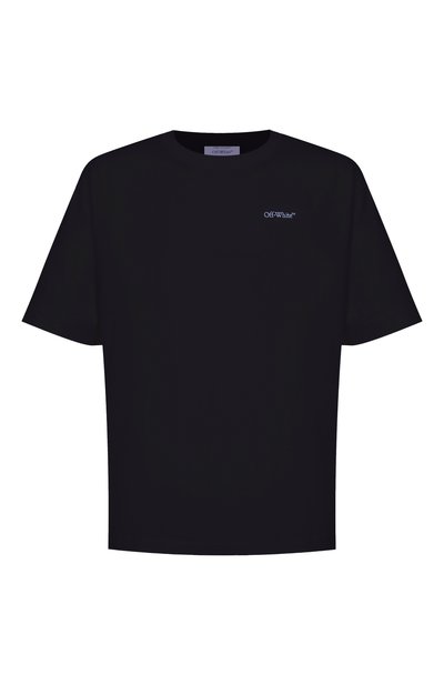 Мужская хлопковая футболка OFF-WHITE, арт. 0MAA120S25JER00G