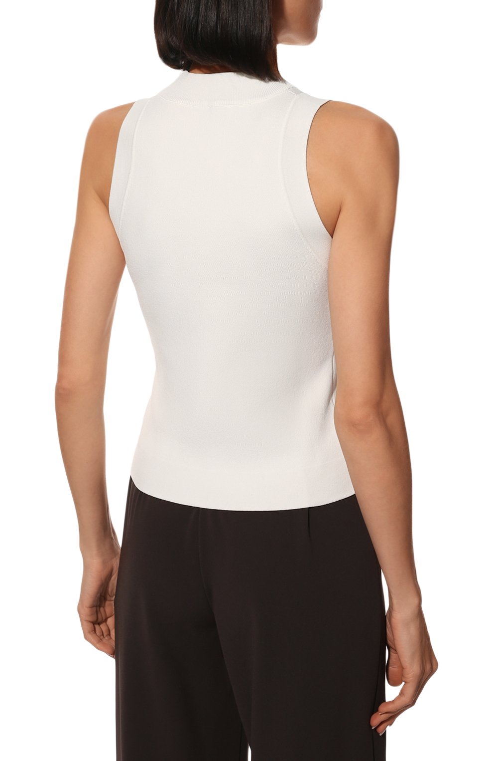 Топ из вискозы AGREEG молочного цвета по цене 34000 руб., арт. 15032741, фото 4 Топ из вискозы AGREEG, арт. 15032741, фото 4