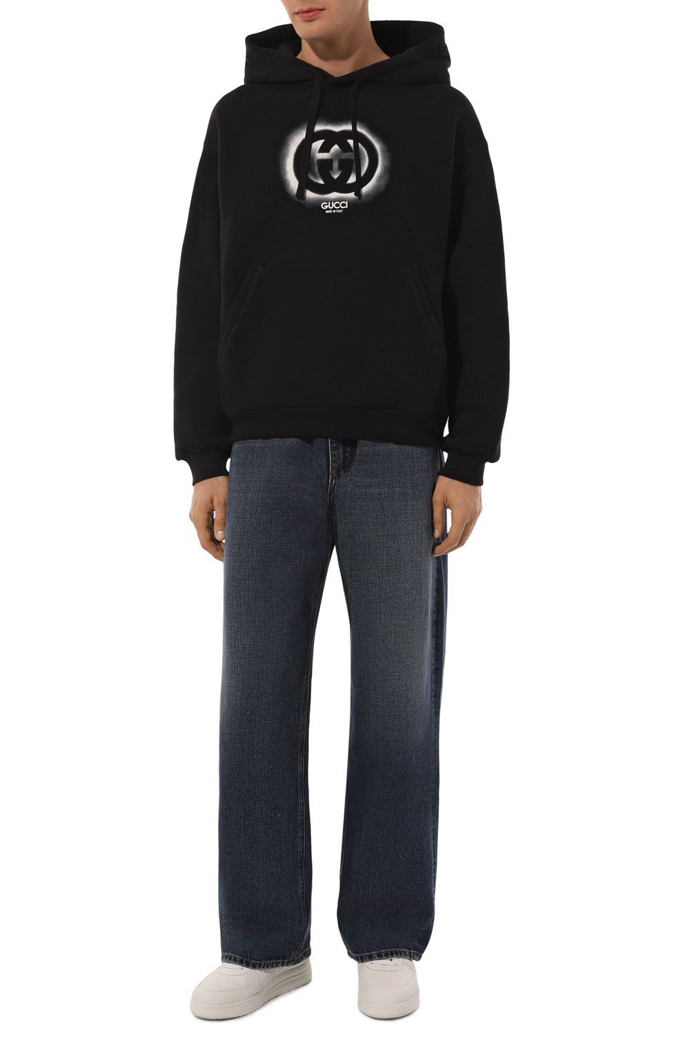 Хлопковое худи GUCCI, арт. 770839/XJF65, фото 2