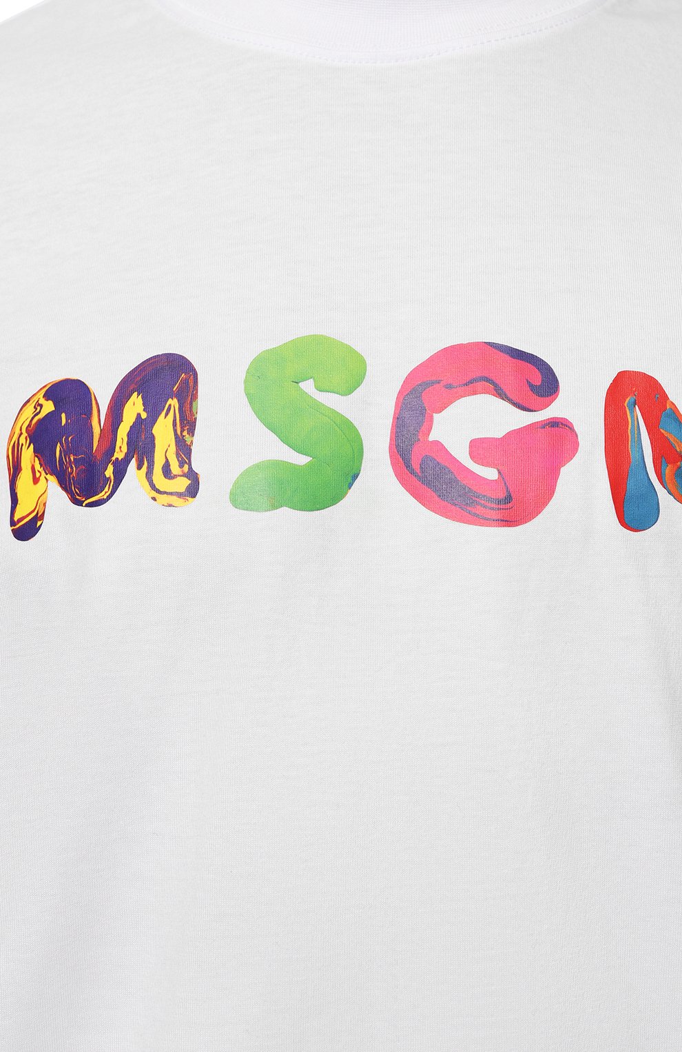 Хлопковая футболка MSGM, арт. 3340MM101 227798, фото 5