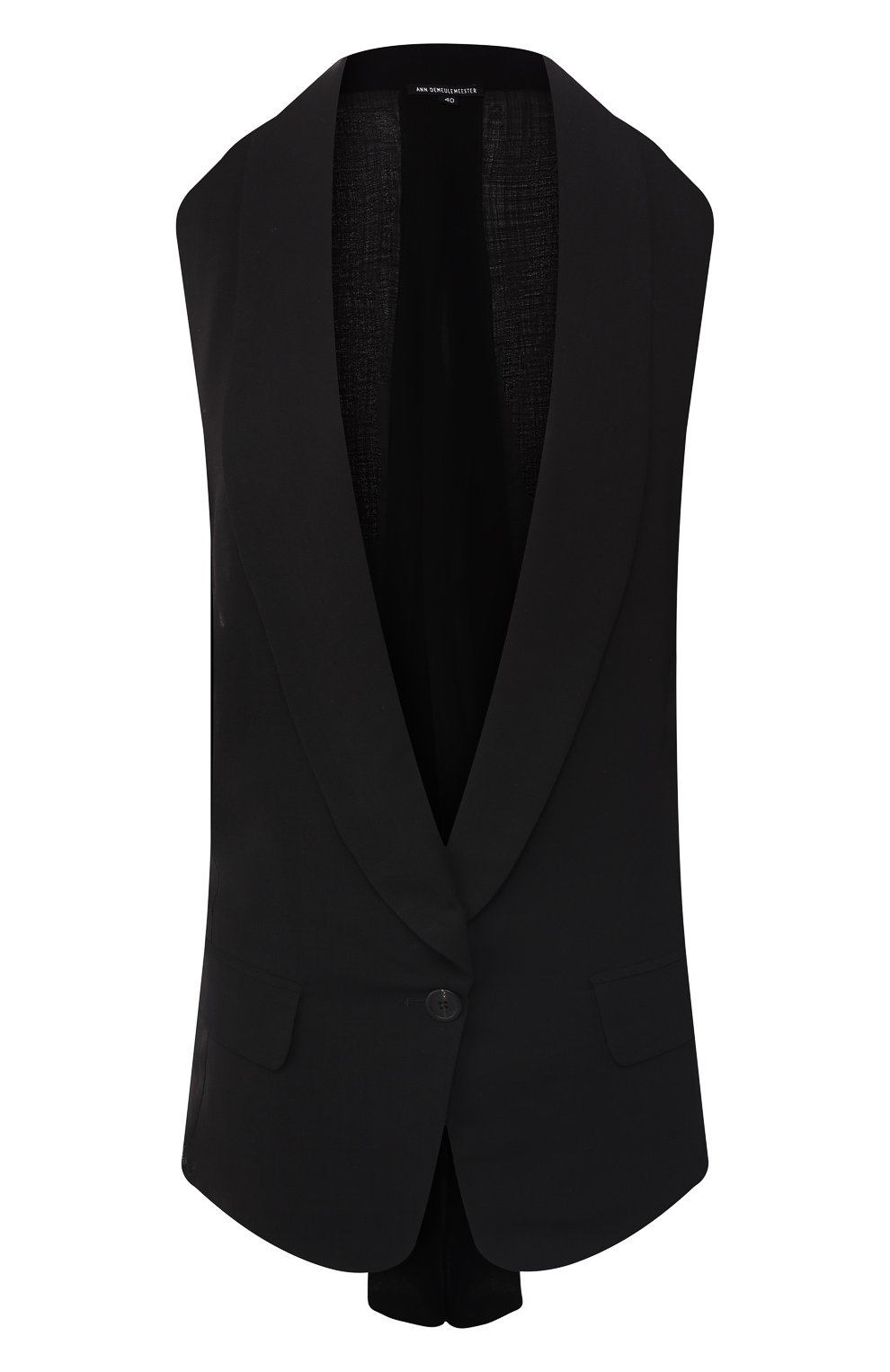Шерстяной жилет ANN DEMEULEMEESTER, арт. 1901-1154-P-116-099, фото 1