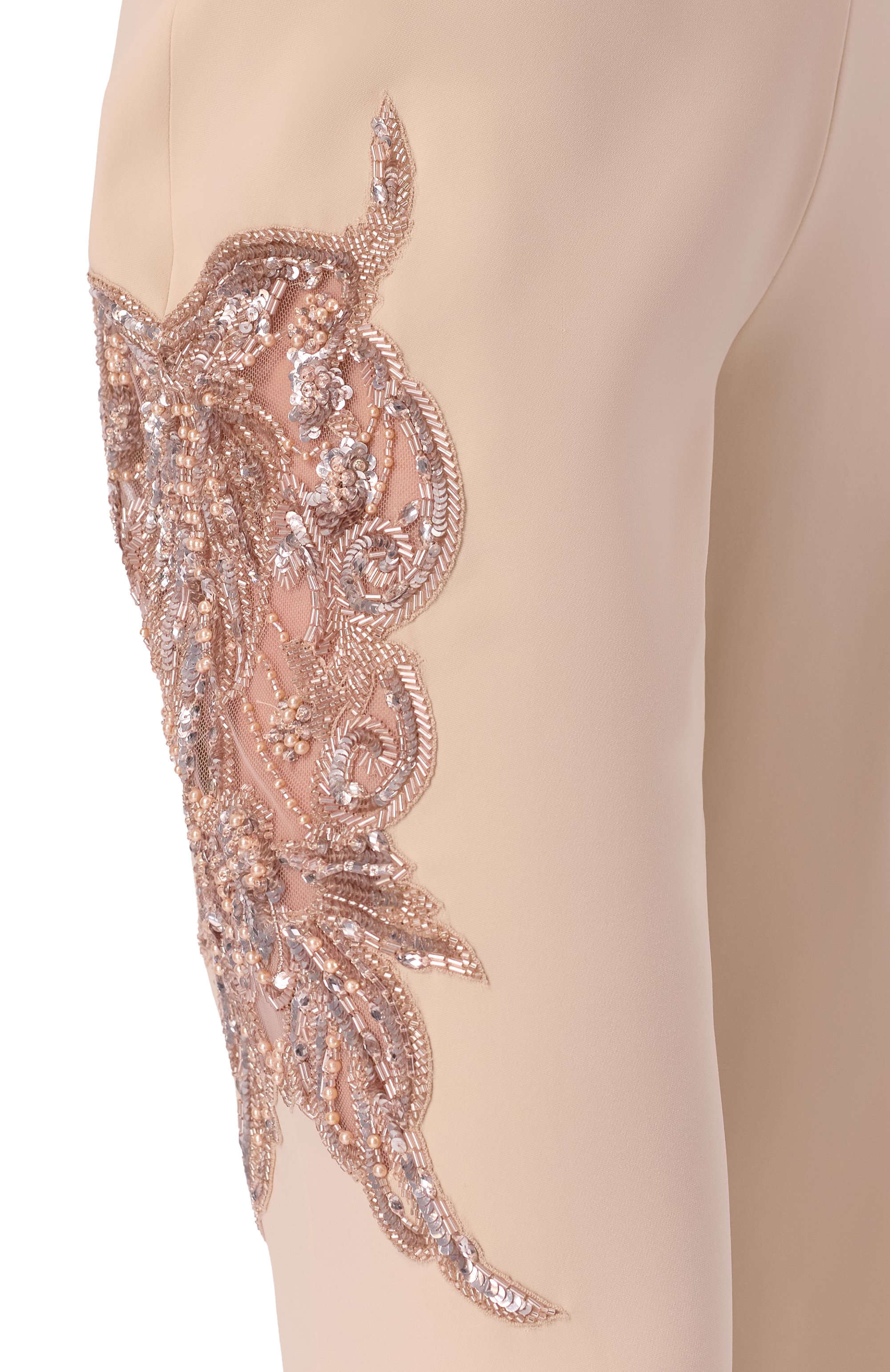 Брюки с отделкой бисером ZUHAIR MURAD, арт. RTR25035/CRCA010, фото 5