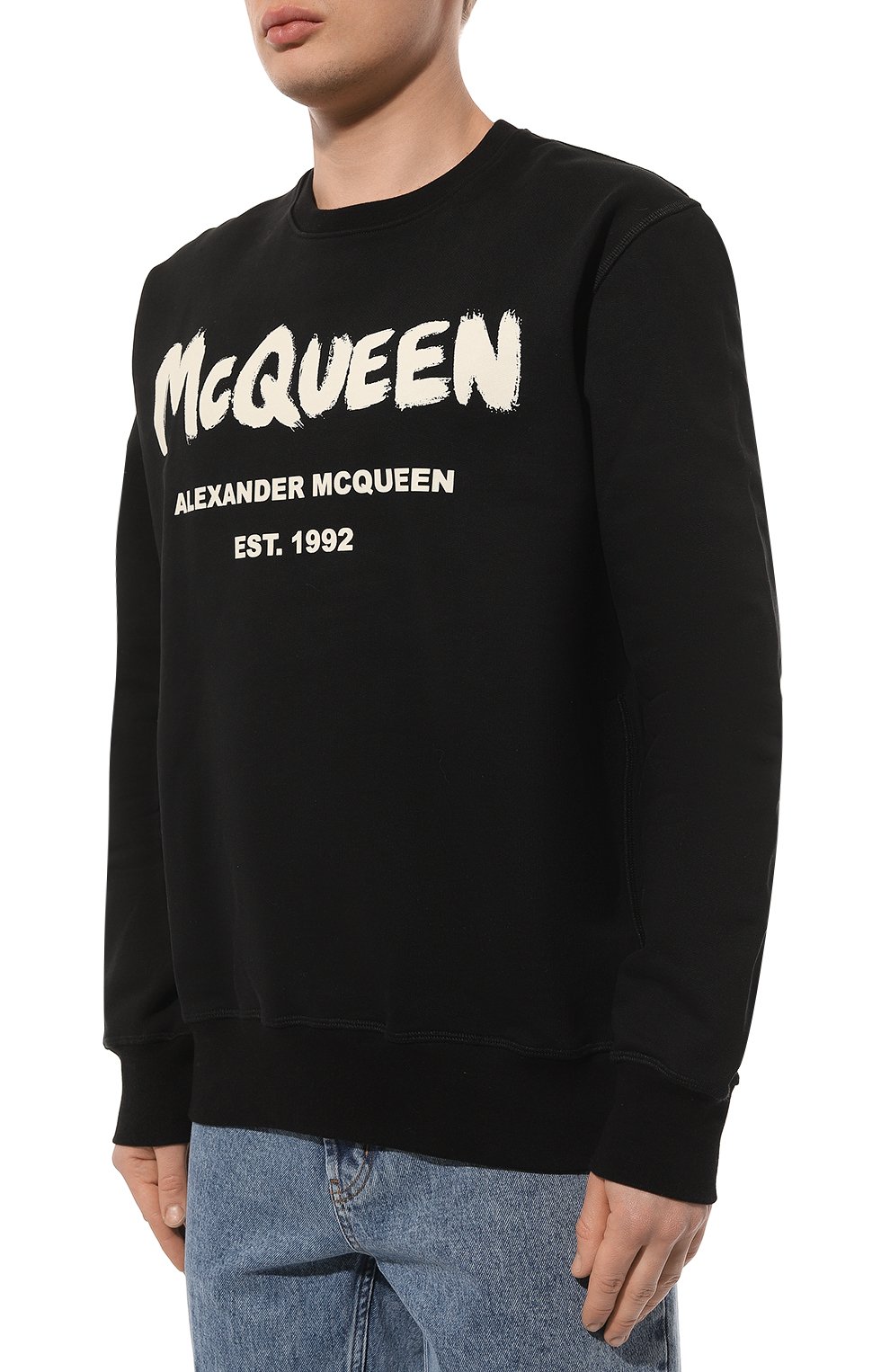 Хлопковый свитшот ALEXANDER MCQUEEN, арт. 688713/QTZ81, фото 3