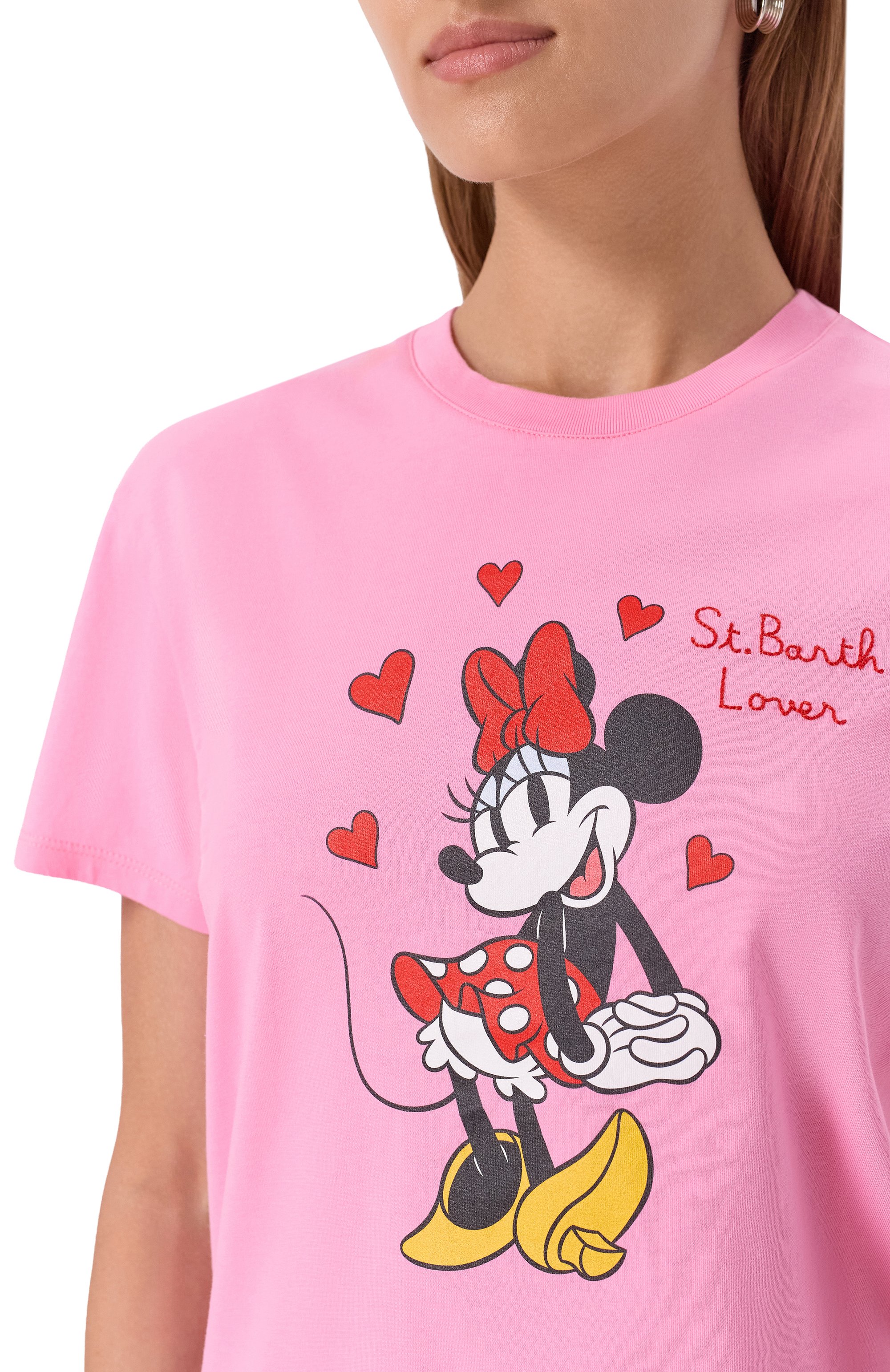 Хлопковая футболка mc2 saint barth x disney MC2 SAINT BARTH, арт. STBW EMILIE/06749H, фото 5