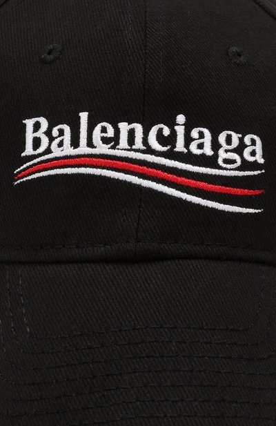 Хлопковая бейсболка BALENCIAGA, арт. 505985/310B5, фото 3