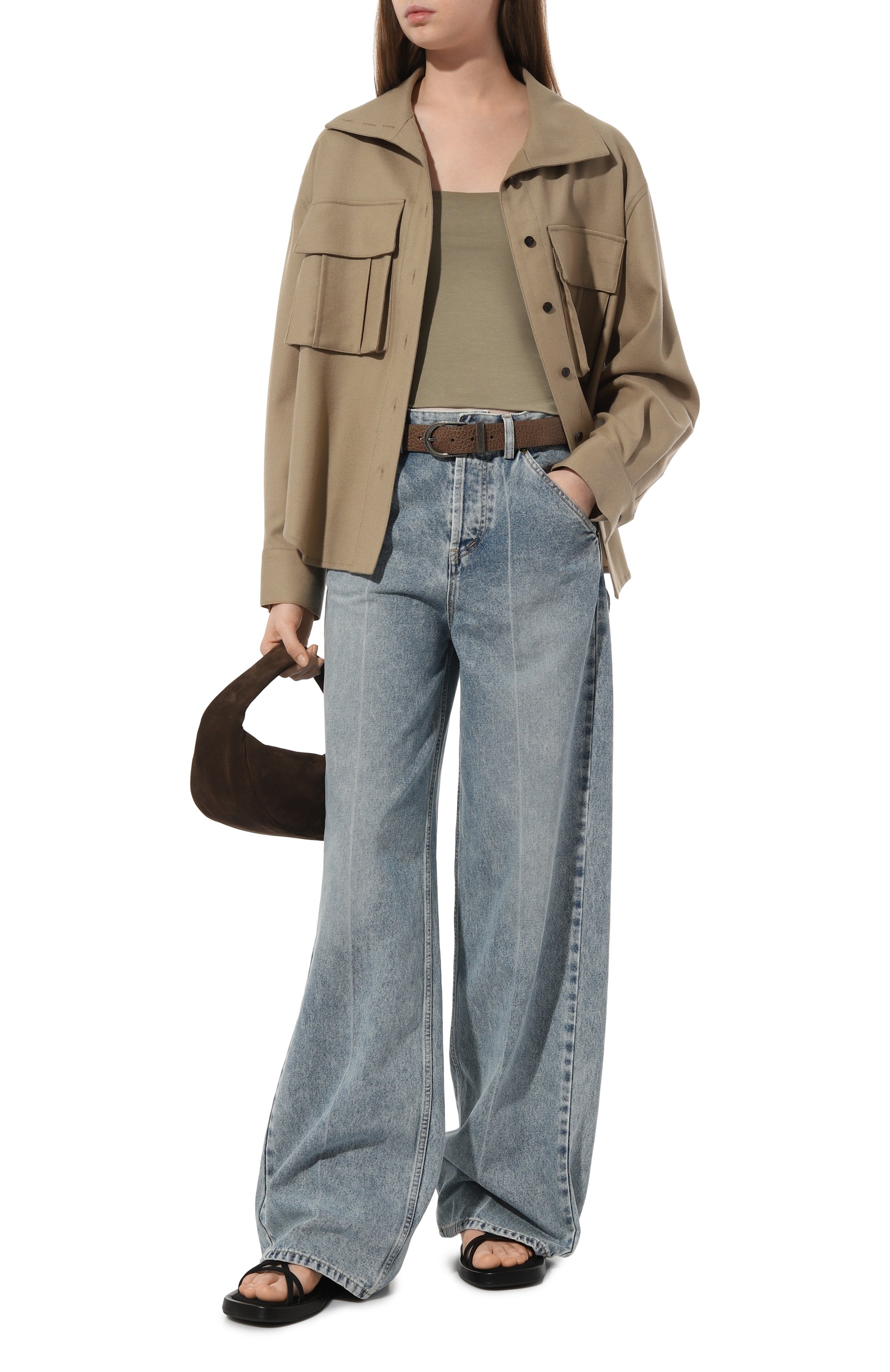 Хлопковый топ BRUNELLO CUCINELLI, арт. M0T1802B19, фото 2