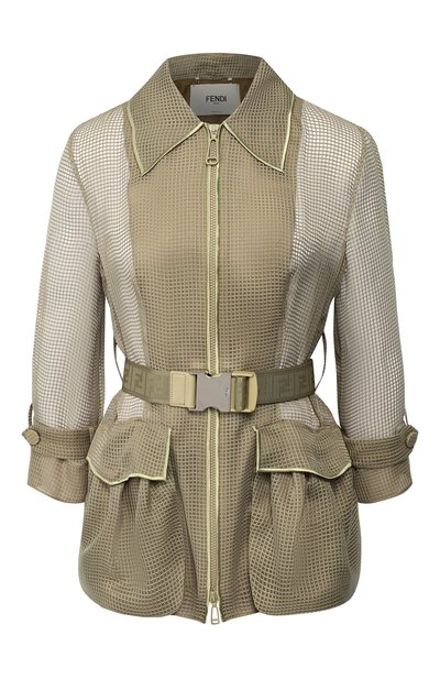 Женский жакет с поясом FENDI, арт. FJ6638 A5HY